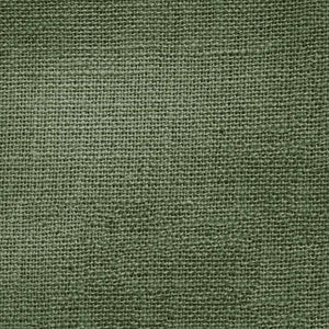 Close-up of olive green woven fabric texture