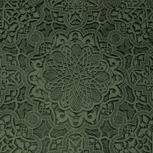 Intricate mandala pattern with floral motifs