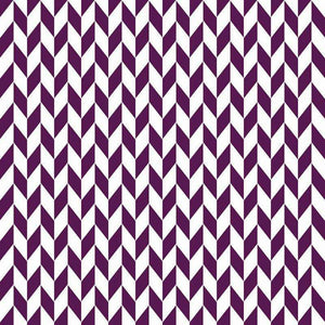 Classic purple and white chevron pattern