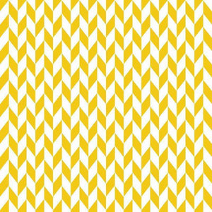 Yellow and white herringbone pattern
