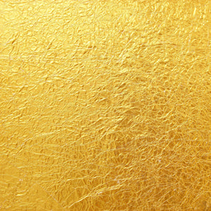 Textured golden pattern with crinkled effect