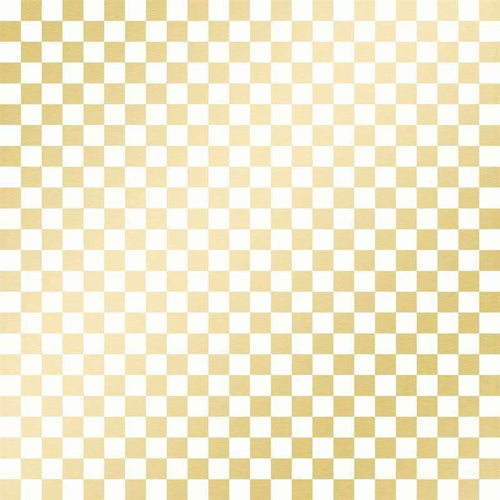 A seamless checkered pattern in shades of gold and ivory