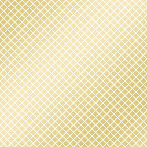 Elegant gold and cream lattice pattern