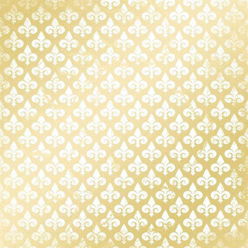Golden fleur-de-lis pattern on a textured background
