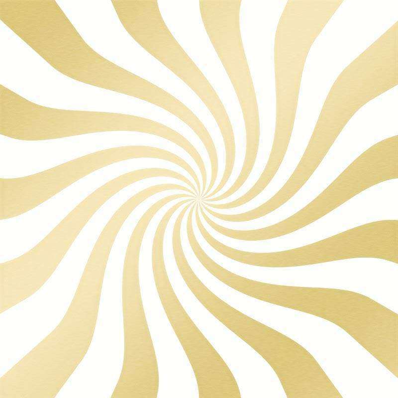 Swirling golden yellow and cream pattern