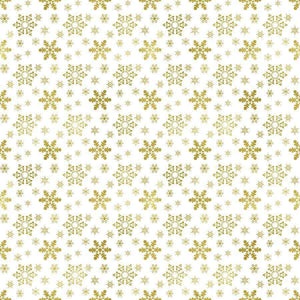 Elegant floral pattern with shimmering gold and soft white tones