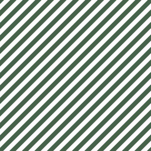 Diagonal green and white striped pattern