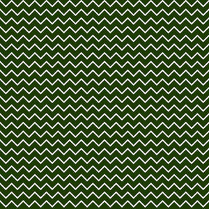 Continuous zigzag pattern on an emerald green background