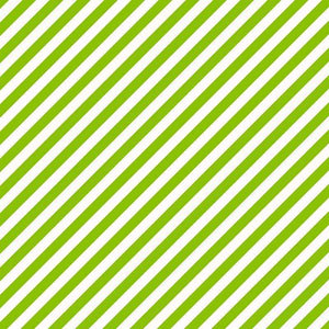 Diagonal green and white striped pattern