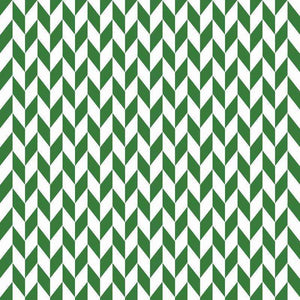 Green and white herringbone pattern
