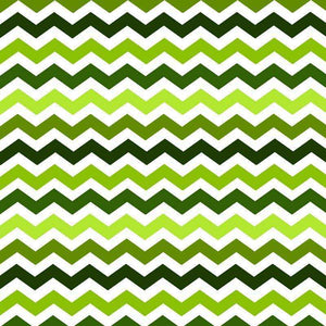 Green and white chevron pattern