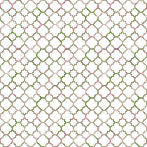 Seamless quatrefoil pattern with pastel colors