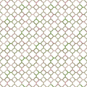 Seamless quatrefoil pattern with pastel colors