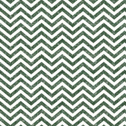 Chevron zigzag pattern in varying green shades