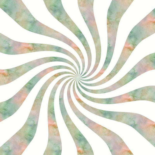 Abstract watercolor spiral pattern