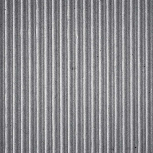 Close-up of a corrugated grey pattern