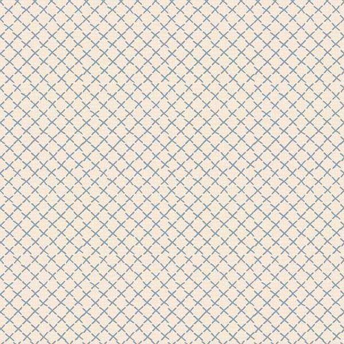 A square image displaying a subtle cross-stitch pattern in pastel shades