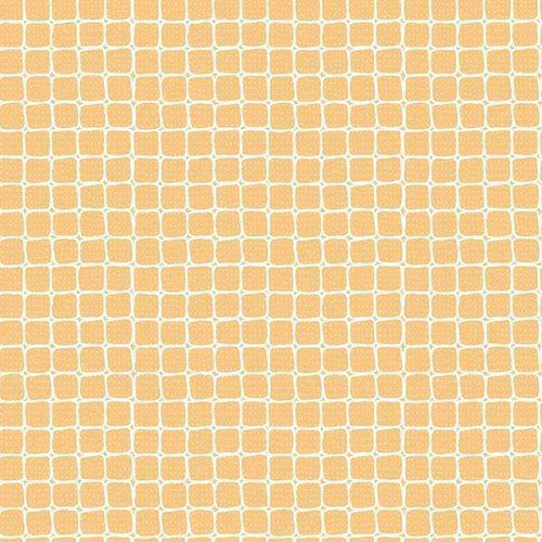 Square pattern resembling cobblestone texture in warm amber tones