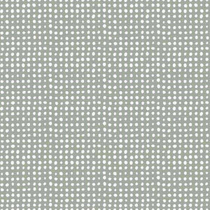 Gray fabric with white polka dots