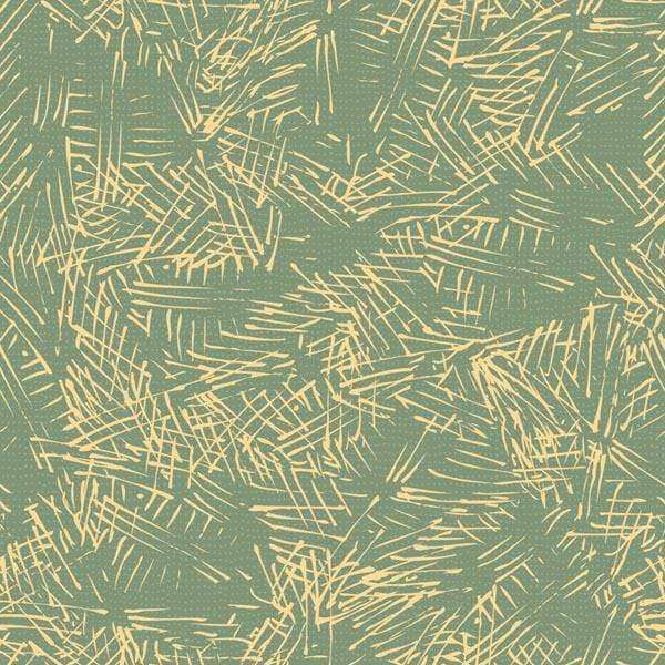 Abstract sage green background with chaotic white strokes
