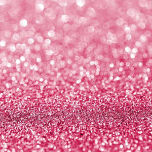 Close-up of shimmering pink glitter