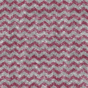 Classic chevron pattern with a distressed texture in berry and gray shades