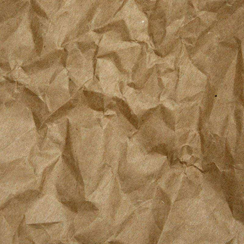 Crumpled brown kraft paper texture