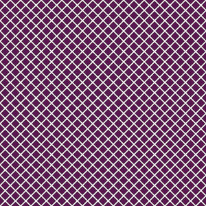 Purple and white lattice pattern