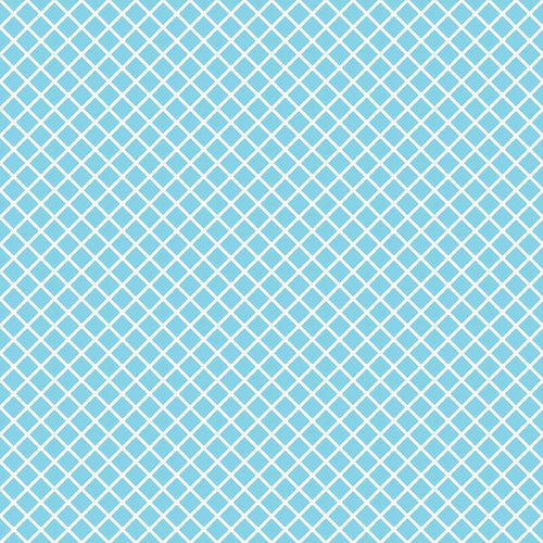 Light blue and white diamond lattice pattern on a serene sky blue background