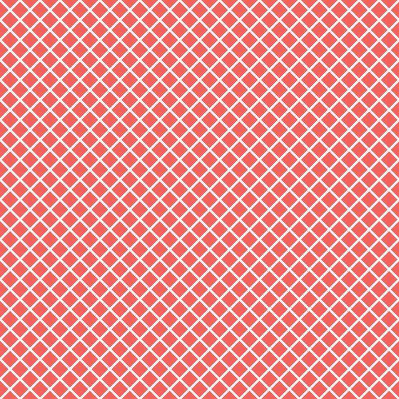 Abstract salmon pink and white crisscross pattern