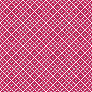 Crimson and white lattice design pattern