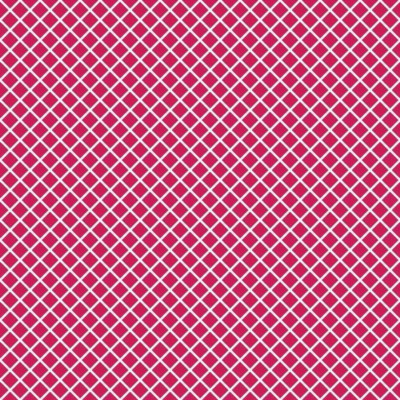 Crimson and white lattice design pattern