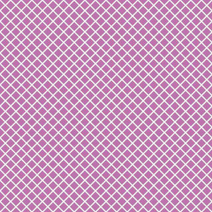 White diamond lattice pattern on a lilac background