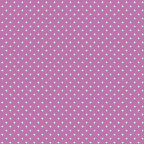 Seamless mauve background with white polka dots