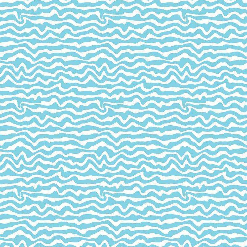 Seamless wavy pattern in shades of blue