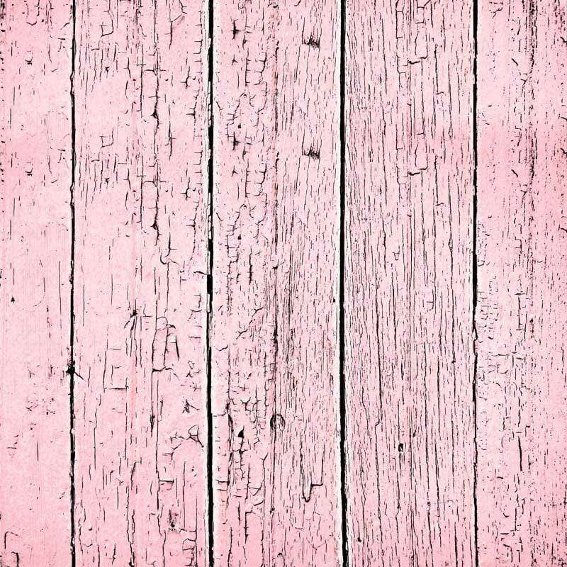 Aged pink painted wooden planks texture