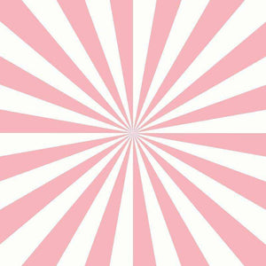 Radiating pink and white striped pattern