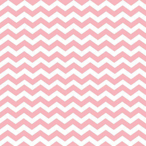 Soft pink and white chevron pattern