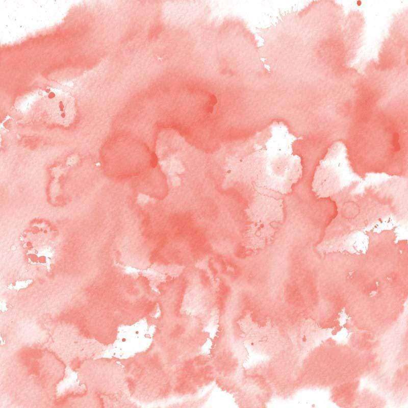 Abstract watercolor pattern in shades of coral