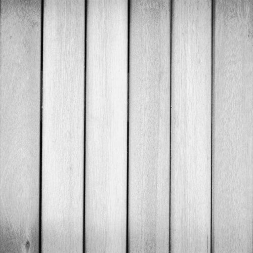 Black and white image of wooden plank texture