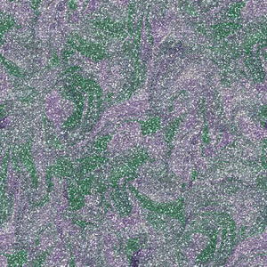 Abstract purple and green speckled pattern