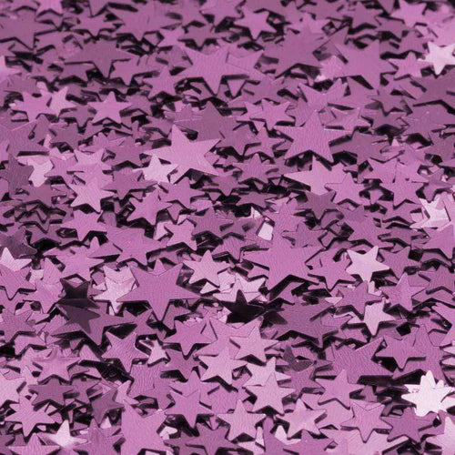 Purple starry confetti pattern