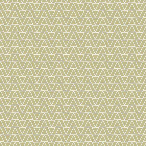 Geometric triangle pattern in beige and white