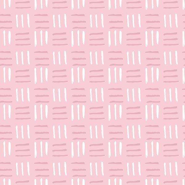 Abstract blush pink background with white and darker pink brushstroke pattern