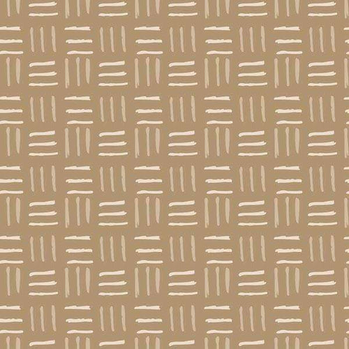 Abstract earth-toned striped pattern