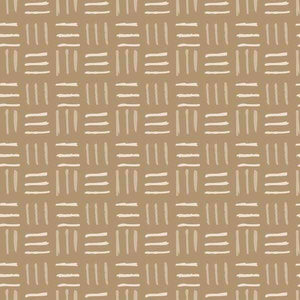 Abstract earth-toned striped pattern