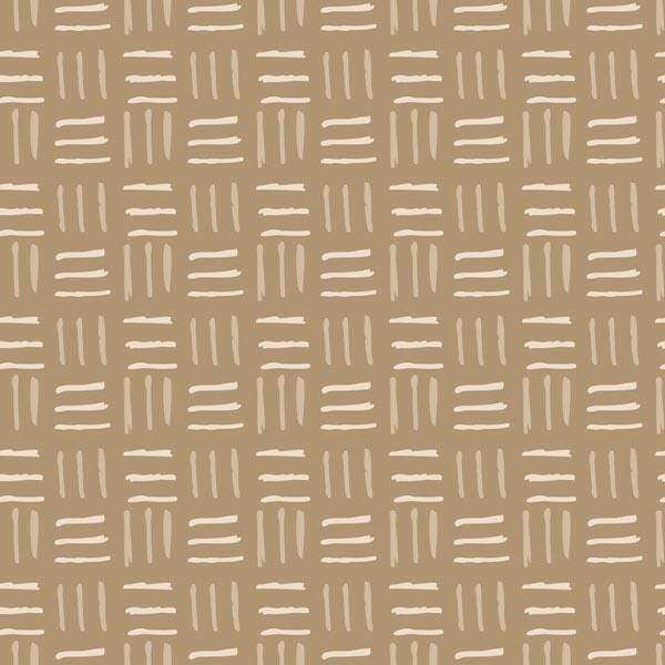 Abstract earth-toned striped pattern