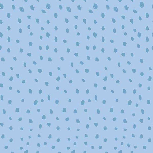 Abstract dotted pattern on a calm blue background