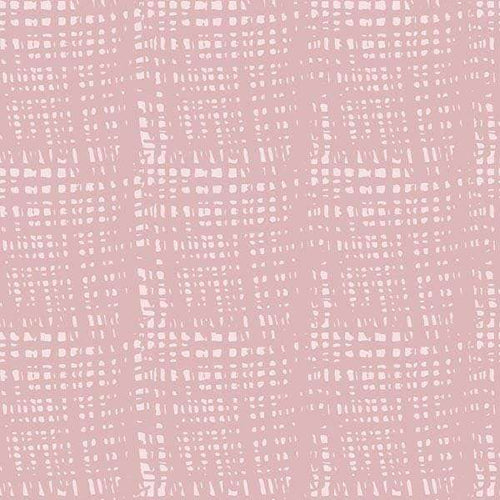 Abstract hand-drawn stitch pattern in mauve