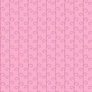 Pink background with delicate swirl patterns